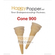 Happypopper Small Kon Aiskrim Charcoal Ice Cream Cone 900 pcs 1 ctn