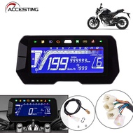 Mới có thể điều chỉnh đồng hồ đo tốc độ kỹ thuật số vòng/phút Led Xe Máy cho Honda crf300l crf300 Ra