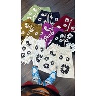 Denim Tears elastic shorts - cotton flannel