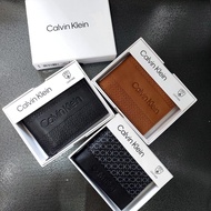 [CALVIN Klein - Fullbox] Men'S Wallet With Horizontal Wallet With High Quality Leather Material, Ma