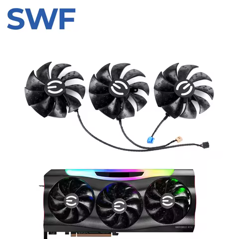 87MM PLD09220S12H Cooling Fan For EVGA RTX 3070 3080 TI 3090 FTW3 ULTRA GAMING Graphics Card Cooler 