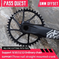 PASS QUEST 3-nail Narrow Wide Chainring 6mm for GX SX  MTB Gravel large tooth number cross-country r
