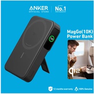 Anker MagGo Power Bank, Qi2 Certified 15W Ultra-Fast MagSafe-Compatible Portable Charger