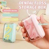 Free Floss Picks Automatic Dental Floss Storage Box Dental Floss Box Pop-Up Dental Floss Dispenser