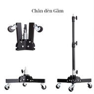 1/4 and 3/8 Screw Head Lamp Stand, Detachable When Converting Low Angles