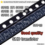 10PCS S9012 2T1 S9013 J3 S9014 J6 S9015 M6 S9018 J8 SOT-23 SMD transistor