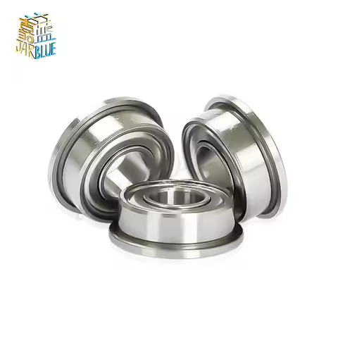 10pcs F682ZZ F683ZZ F684ZZ F685ZZ F686ZZ F687ZZ F688ZZ F689ZZ Flange Ball Bearing Thin Wall Metal Sh