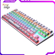 [Ft] K550 87 Keys USB Wired RGB Backlight Blue Switch Gaming Mechanical Keyboard