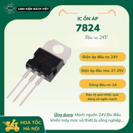 Power IC 7824 24V voltage regulator IC, L7824 high quality TO-220 power IC - Bach Viet Components