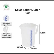 5L measuring cup 5 liter plastic measuring cup 5000ml greenleaf measuring cup 1835