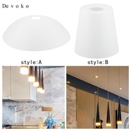Devoko PVC Semi Circular Lampshade Bedroom Lamp Shade Lamp Cover Lamp Shade Cover