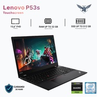 PROMO Laptop Second Lenovo Workstation P53S Touchscreen Core I7 Gen 8 | Ram 32GB SSD 512GB | Bergara