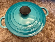 Le Creuset LC 18 18cm Round Casserole 圓形鑄鐵鍋 藍 Blue