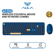 Aula AC306 2.4G Wireless Keyboard and Mouse Combo 104 Keys Keyboard for PC Gamer
