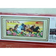 Successful horse stone painting 77169 - size: 164 * 75cm. (UNWORKED PAINTING)
