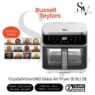 RUSSELL TAYLORS AIR FRYER CRYSTALVISION 360 BIG CAPACITY 5.5L Z8