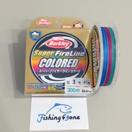 BERKLEY SUPER FIRELINE COLORED 300M - SENAR PANCING PE - PE 3 - 45LB -