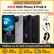 【Global Rom】ASUS ROG Phone 8 Pro|ROG Phone 8 5G Gaming Phone|ASUS ROG Phone|Snapdragon 8 Gen 3|6.78'' 165HZ 165HZ Samsung Screen Gaming Phone|65W Fast Charging|Dual SIM|ASUS Gaming Phone