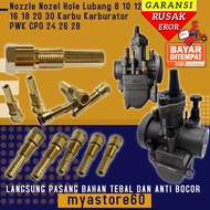 Nozzle Nozzle Brass Nozzle Hole Hole 8 12 16 18 20 30 Carburetor PWK CPO 24 26 28 CPO 24 CPO 26 CPO 