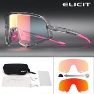 ELICIT Photochromic Sports Glasses Unisex Cycling MTB Riding Bicycle Goggles UV400 Protection