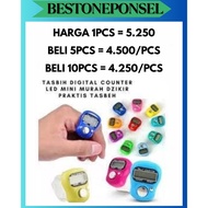 BOP MINI DIGITAL TASBIH MINIMALIST TALLY COUNTER/ LED FINGER TARAWIH DZIKIR/ COUNTING TOOL/