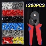 Kìm bấm cos vuông HSC8 6-4A tự điều chỉnh kèm 1200 đầu cos đủ loại cos ống tròn cos