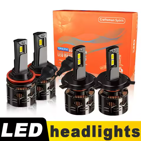 2X CANbus H4 H11 LED Headlight Bulb 50W 30000LM High Low Foglight Power Super Bright For NISSAN NP30