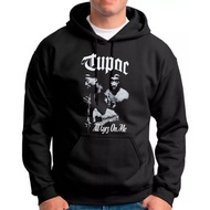 Moletom Kangaroo Hipster Rapper Tupac 2Pac Winter Hoodie Fans