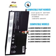 Lenovo ThinkPad X1 Carbon 4th 2016 00HW029/ 00HW028 & 45N1071 /45N1070 Battery ThinkPadX1 Carbon Gen