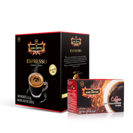 Combo 1 Hộp Cà Phê Đen Hòa Tan Espresso KING COFFEE - Hộp 100 gói x 2.5g + Tặng 1 Hộp Cà Phê Hòa Tan