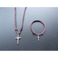 KG48 CATHOLIC NECKLACE + BRACELET PACKAGE CATHOLIC TRIDATU ROPE