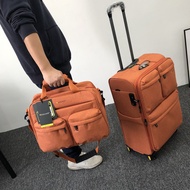 A ai2 Travel Bag Can Cover Trolley Case Multifunctional Boarding Bag One-Shoulder Diagonal Portable 