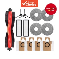 For Xiaomi Robot Vacuum X20 Max / X20 Pro Main Brush, Side Brush, Mop, Filter, Dust Bag  Untuk Xiaom