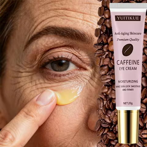 YUITIKUE Caffeine Eye Cream - Anti-Aging, Smooth Eye Bags, Firm & Moisturize Skin, 20g Eye Care Crea