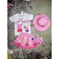 Peppa pig dress for kids 2-8yrs girl dress kids girl dress kids girl princess dress