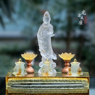 Color Glass Dragon Rock Base Square Rectangular Heightened Base Buddha Temple Temple Ceremony Buddha