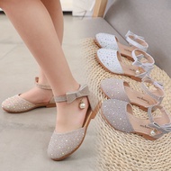 NW Girls' Shoes Princess Sandals 3-16 Years OldKids Shoes Boy Shoes Jelly Shoes 2023 Summer New Princess Shoes High Heel