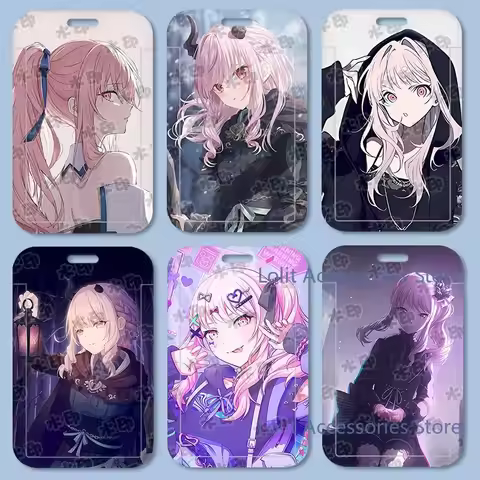 Project Sekai Akiyama Mizuki Ferrule Meal Cards Student Campus Card Holder School Card Bus Access Ca