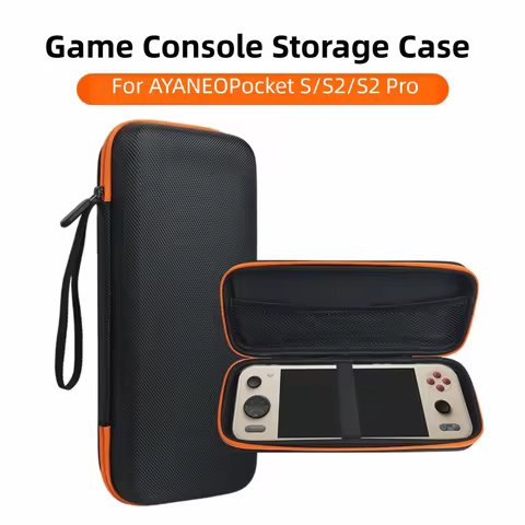 Anti-Scratch Carrying Storage Bag Splash Proof with Lanyard Handheld Game Console Pouch for AYANEO P