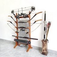 Traditional Bow Sword Stand Arrow Rack Compound Bow Stand Anime Bow Arrow Stand Recurve Bow Playgrou