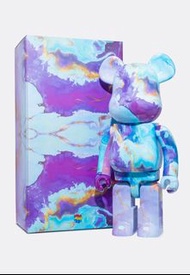 Medicom bearbrick Marble 紫色 雲石 400% be@rbrick