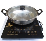 Bếp từ cơ NKMedia MD-BT1820 - Bếp từ ăn lẩu tặng kèm nồi