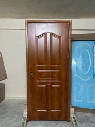 [90X200]CITY ประตูสำเร็จรูป รุ่น D208 และรุ่น D209 (พร้อมวงกบ+มือจับ+บานพับ) ครบชุด