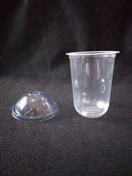 Gelas Cup Plastik Pp 14oz 16oz Oval 7 Gram / Gelas Cup plastik Pp 14oz 16oz Oval