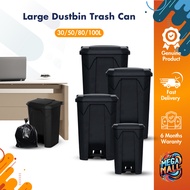 Durable Trash Can - Large Dustbin for Home & Office, Waste Bin, 30L/50L/80L/100L