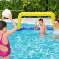 BESTWAY Floating Water Goal Post Swimming Pool Soccer Net Game Target Toys Gol Bola Jaring Kolam Man