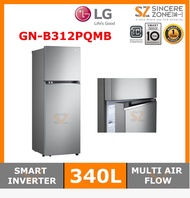 [FOR KLANG VALLEY ONLY] LG GN-B312PQMB 340L Top Freezer Fridge in Dark Graphite Steel