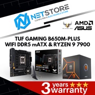 PWP ASUS TUF GAMING B650M-PLUS WIFI DDR5 mATX & AMD RYZEN 9 7900 PROCESSOR