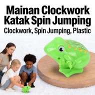 Frog Jumping Spin Toy Jumping Frog Cute Plastic Clockwork