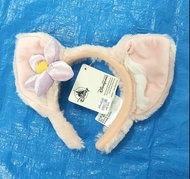特價 香港迪士尼樂園 Duffy and Friends Linabell 玲娜貝兒 蘭花 大耳朵 粉紅色 headband 頭箍 頭飾 髮飾 髮箍 全新正版有牌 Disneyland HKDL